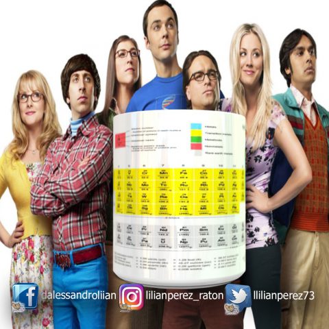 Taza Tabla Periódica The Big Bang Theory