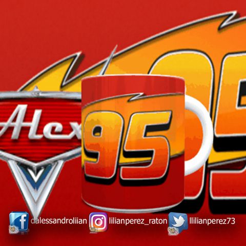 Taza Cars Logo Con Nombre Disney