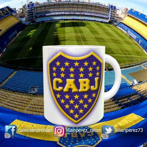 Taza Boca Juniors Personalizada