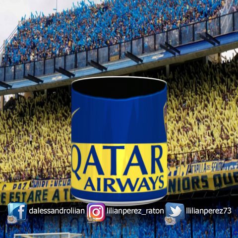 Taza Remera Boca QATAR