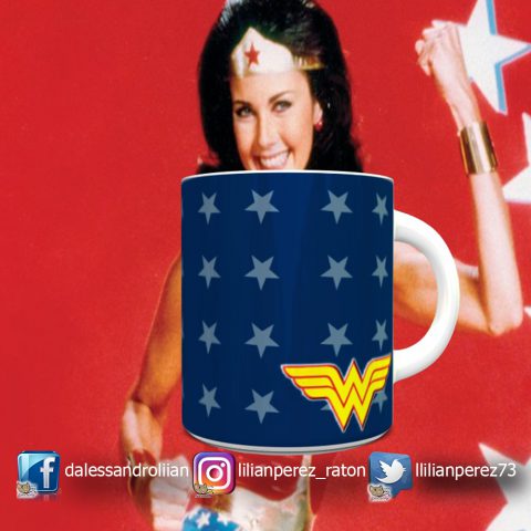 Taza Mujer Maravilla Pantalón