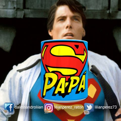 Taza Papá Logo Superman
