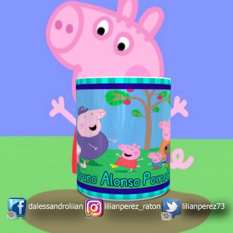 Taza Peppa Pig Amigos