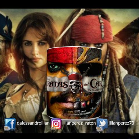 Taza Piratas Del Caribe Pelicula