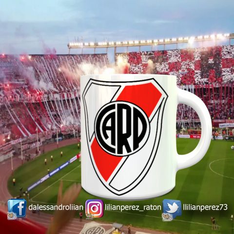 Taza River Plate Personalizada